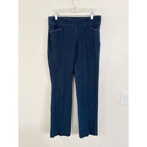 Croft & Barrow Hemmed pull on Dark Blue Women Jeans Size 8